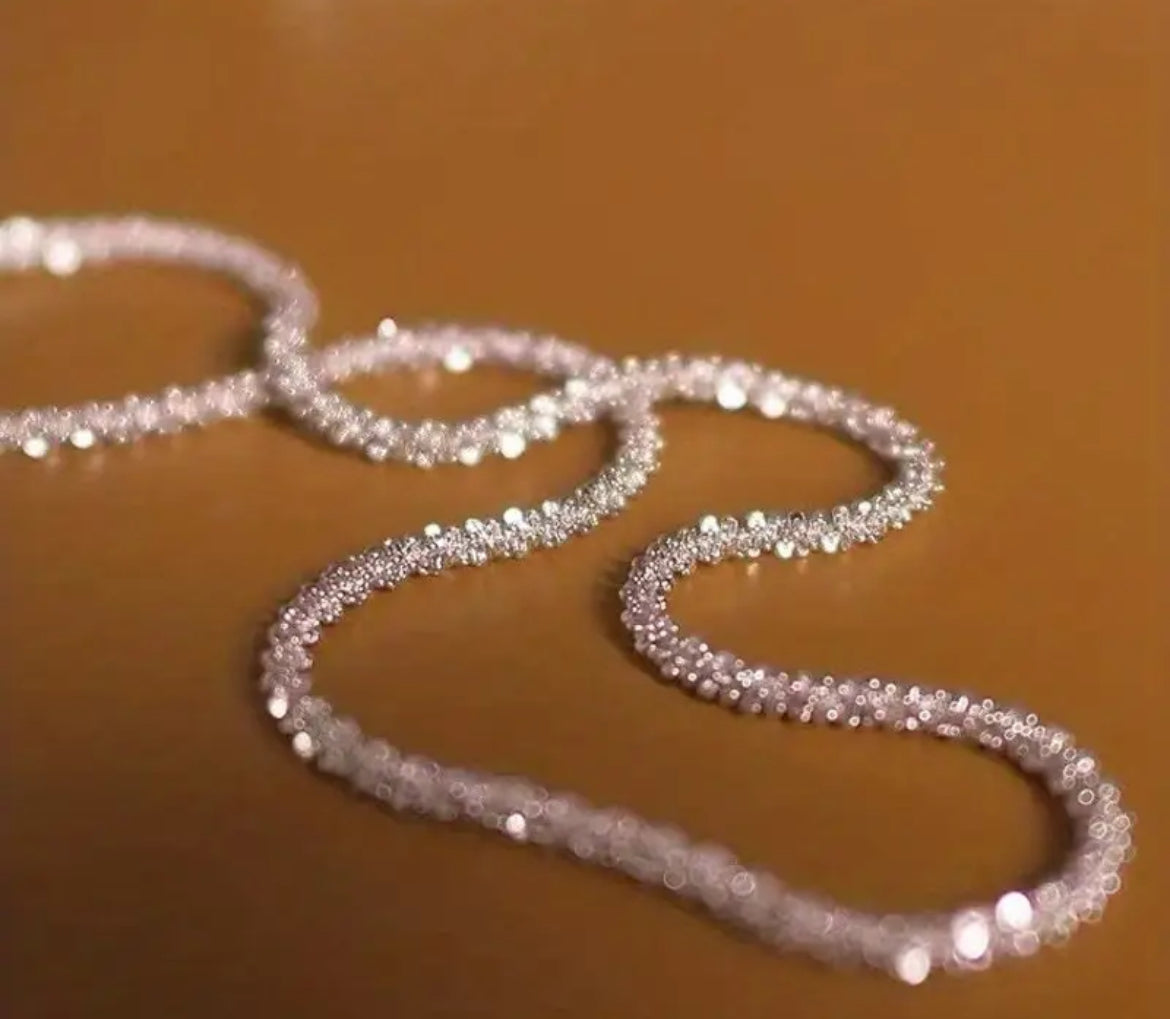 Snake Chain, diamond cut, Silver Plated chain 18", 20" and 24"