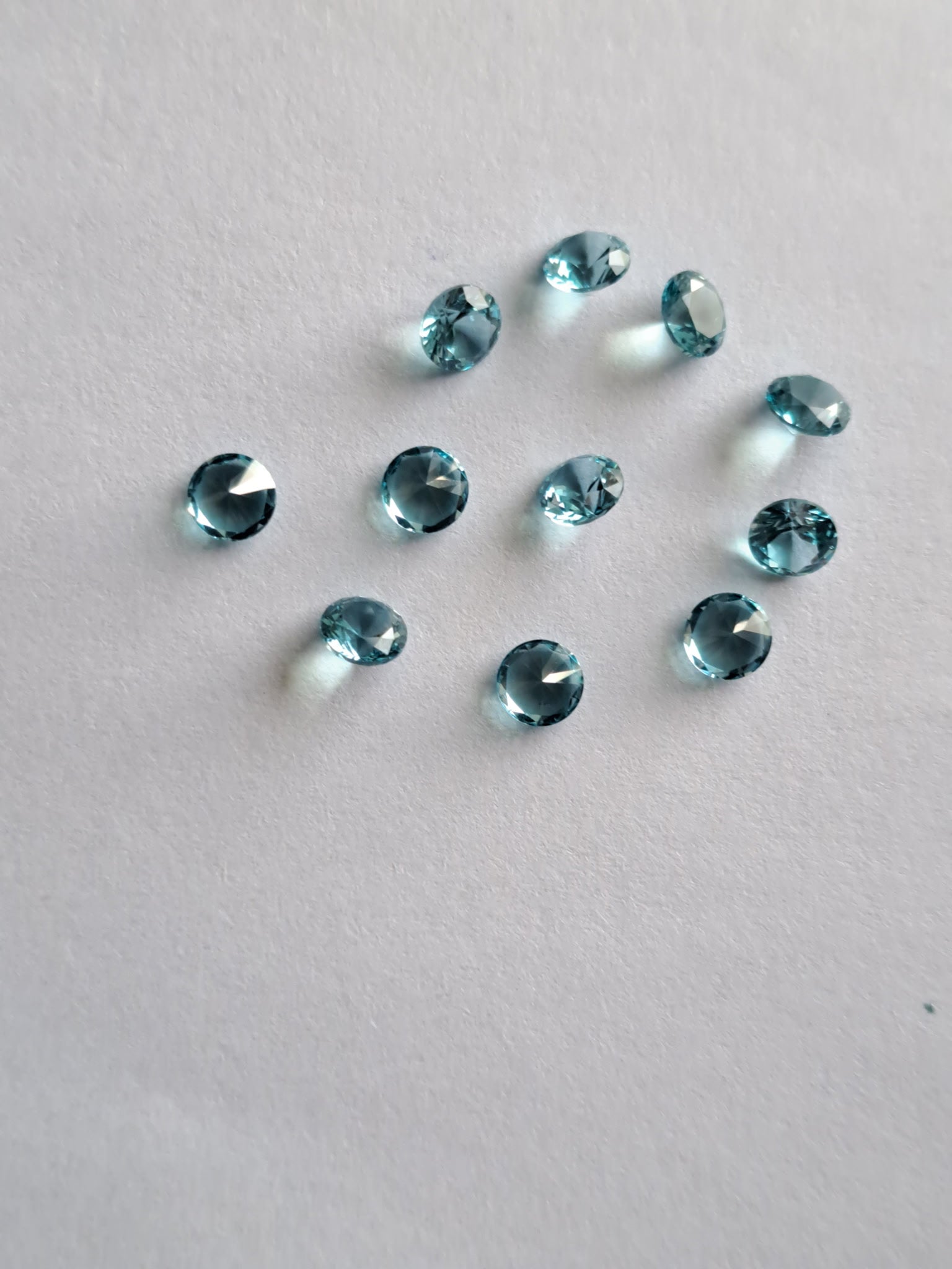 Nano Turquoise Blue Round - Various Sizes