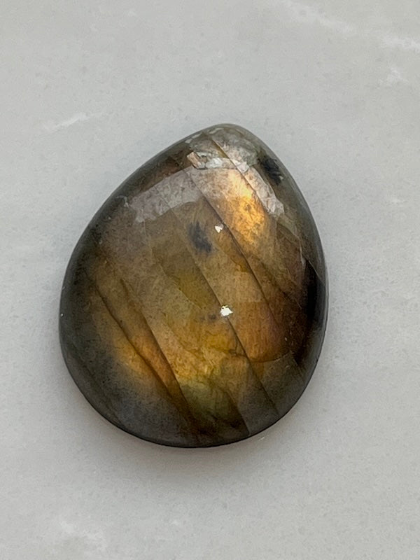 Labradorite Cabochons - Green/Yellow/Oranges