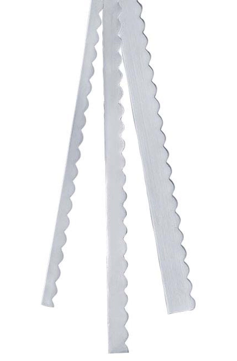 Bezel Wire, Scalloped Fine Silver by the foot - Various Sizes