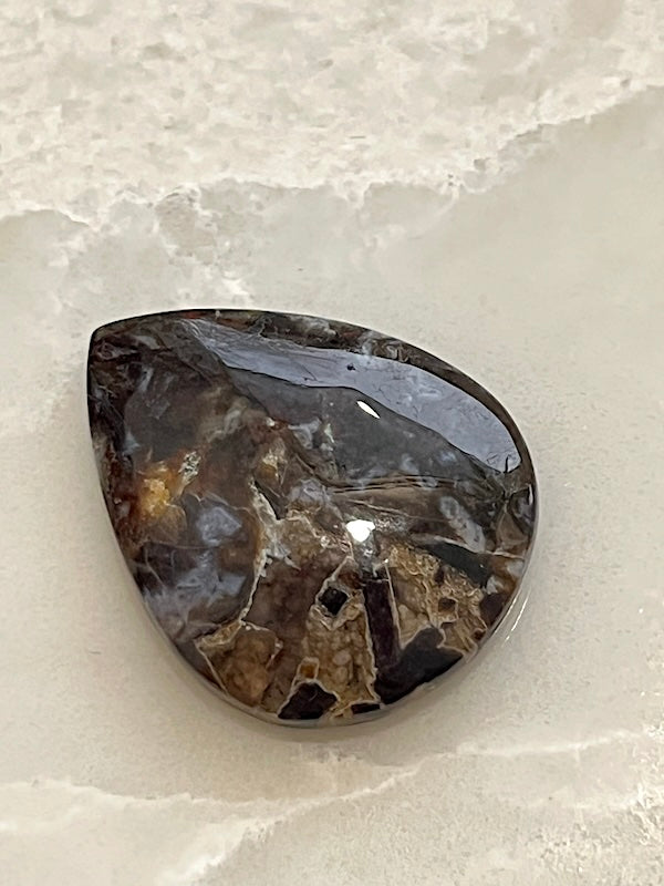 Turkish Quartz Cabochons - Teardrop Shaped