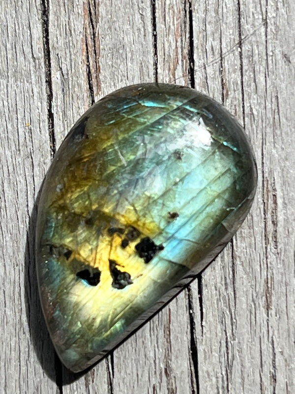 Labradorite Cabochons - Teardrops