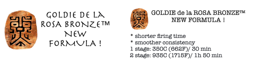 Goldie de la Rosa Bronze™ Powder Clay - 50 & 100g available
