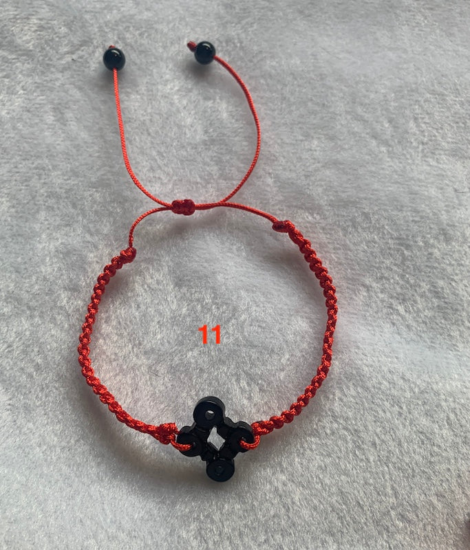 Bracelet Red String Styles 8 to 13, handmade