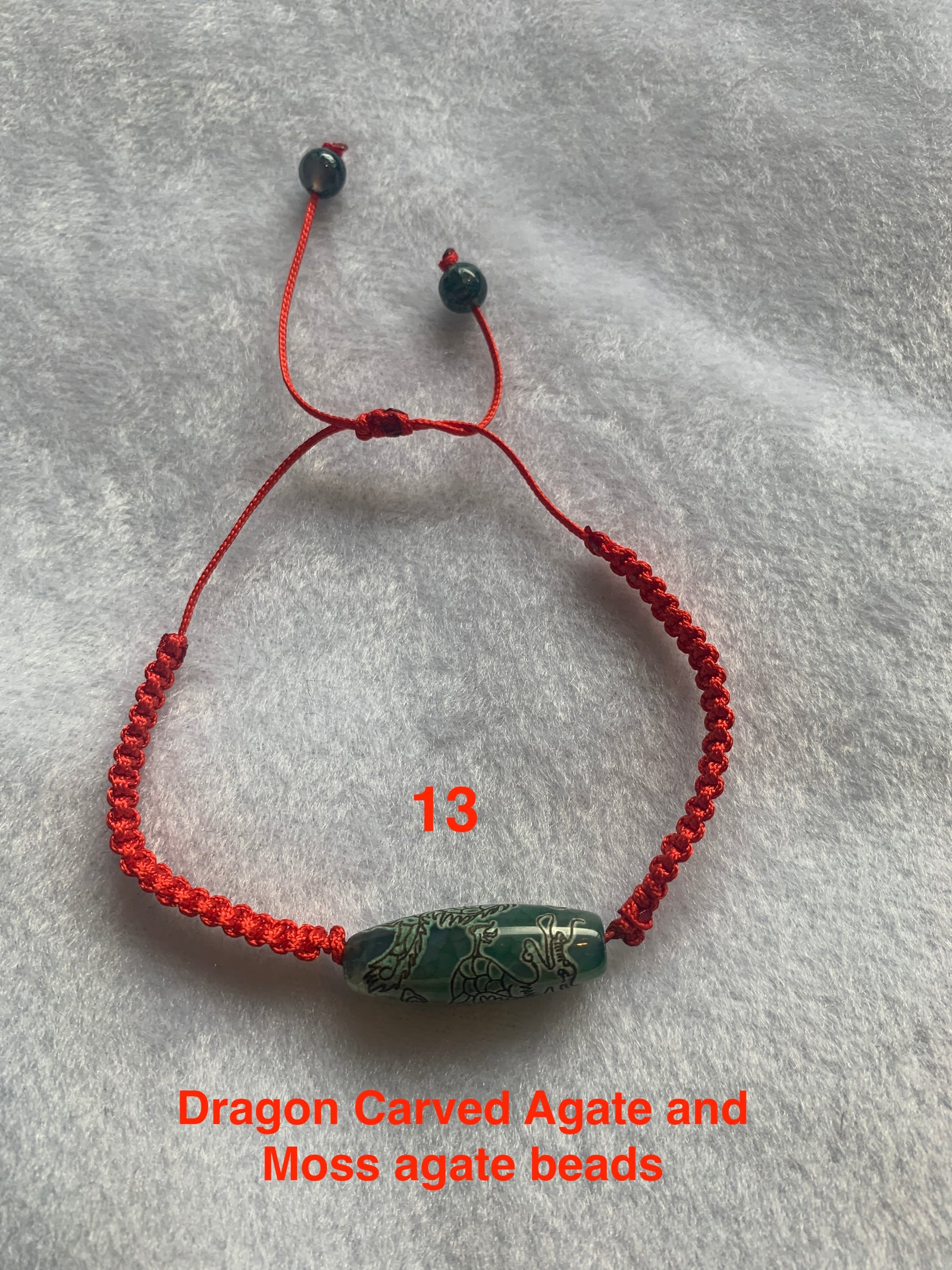 Bracelet Red String Styles 8 to 13, handmade