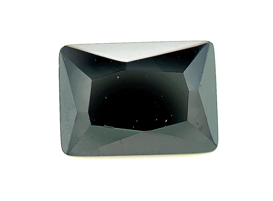 Cubic Zirconia AAA+ Midnight Black Rectangle stones 5x7mm (5pc)