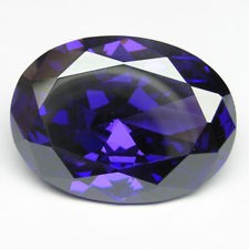 Cubic Zirconia Amethyst Purple Oval - Various Sizes