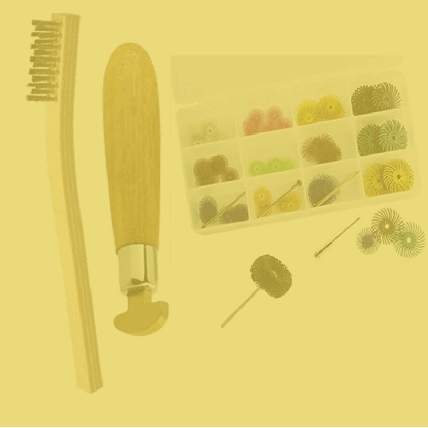 Finishing tools for metal clay and silvermithing