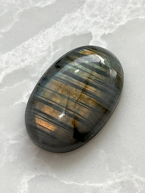 Labradorite Cabochons - Green/Yellow/Oranges