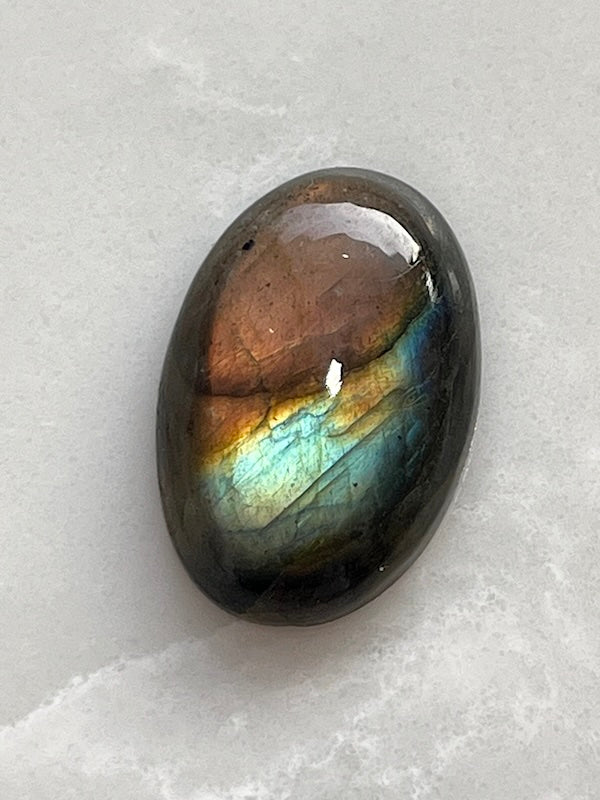 Labradorite Cabochons - Green/Yellow/Oranges