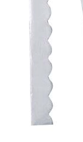 Bezel Wire, Scalloped Fine Silver by the foot - Various Sizes