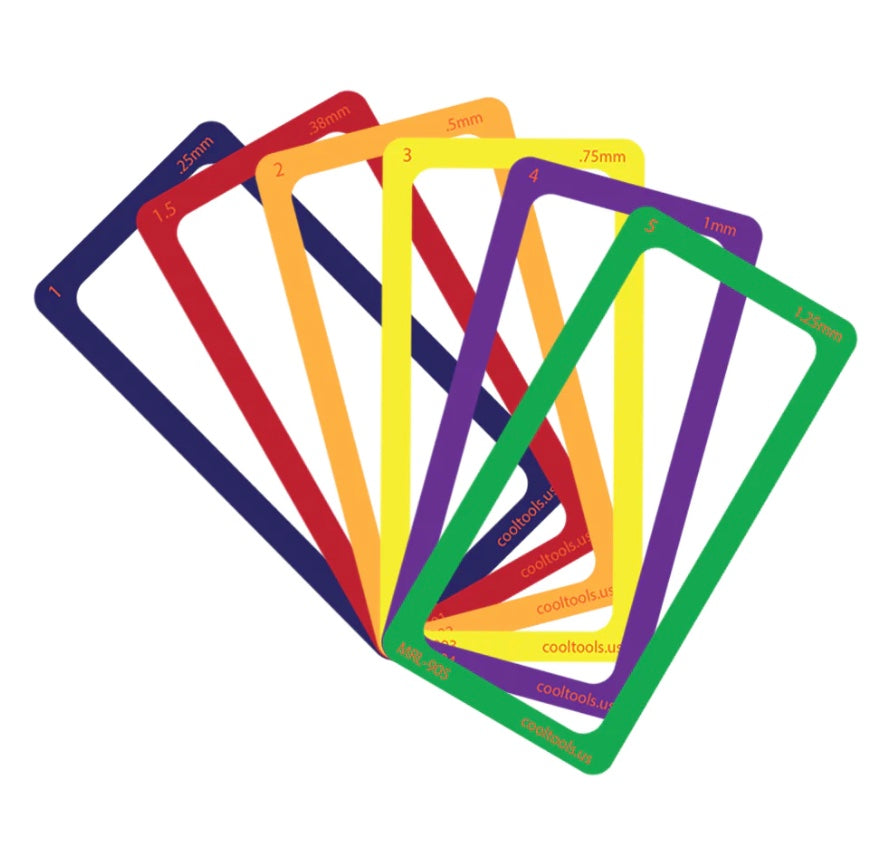 Clay Thickness Rolling Frames Regular size & Mini frames (6 frames)