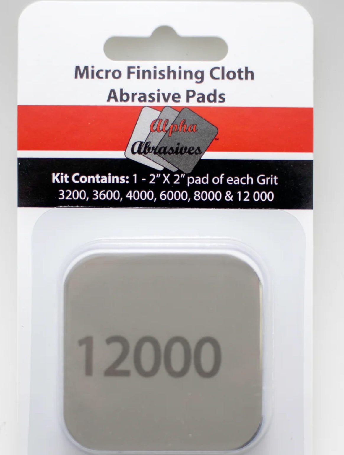 Sanding Pads Micro Finishing Kit - 6 Essential Grit Sizes 2"x2" (6pc)
