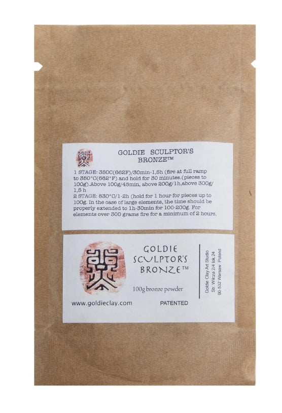 Sculptor's Bronze Powder Clay - 100 & 200g packs