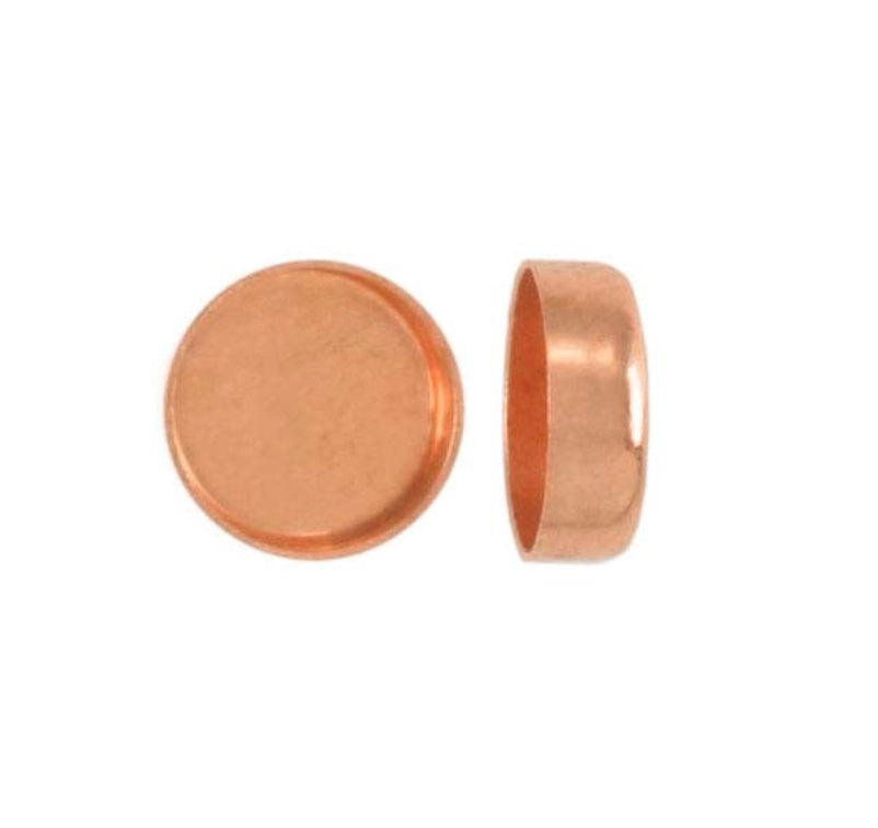 Bezel Cup Copper - Various Sizes