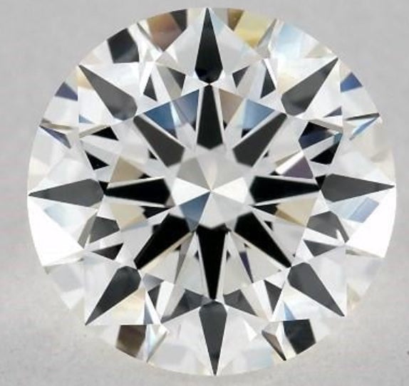 Cubic Zirconia White Round - 2 sizes, 8 Heart & 8 Arrow Cutting