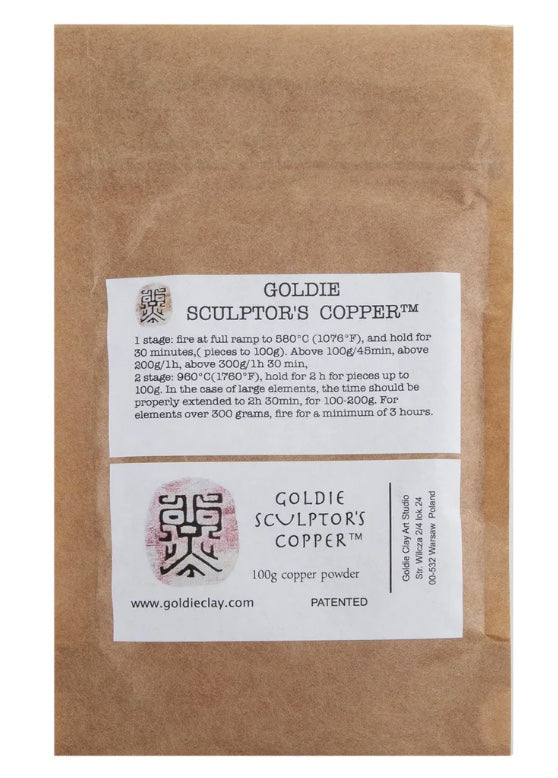 Goldie Sculptor's Copper™ Powder Clay - 100 & 200g packs