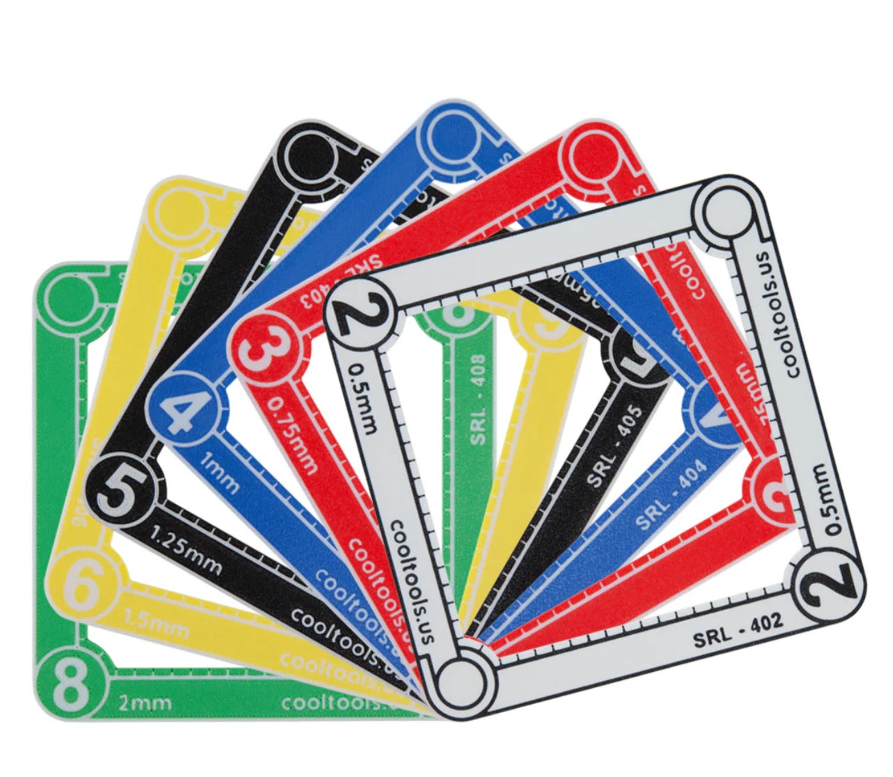 Clay Thickness Rolling Frames Regular size & Mini frames (6 frames)