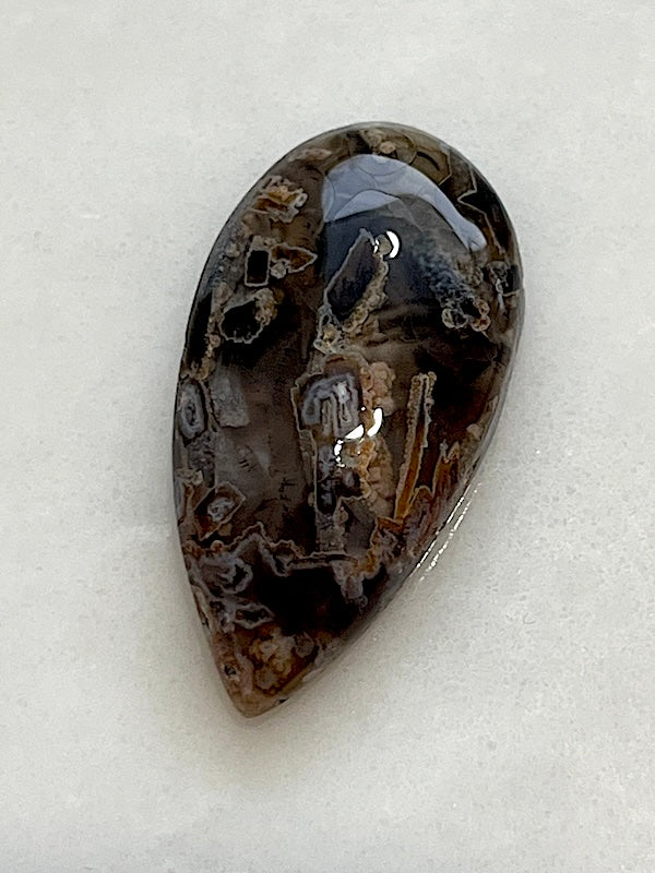 Turkish Quartz Cabochons - Teardrop Shaped