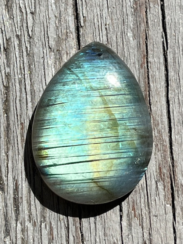 Labradorite Cabochons - Teardrops