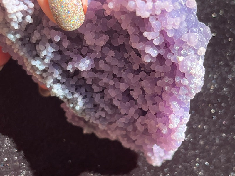 Grape Agate Freeform Specimen,  550 grams Big boy!