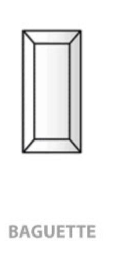 Cubic Zirconia Pink Baguette 4x8 (5pc)