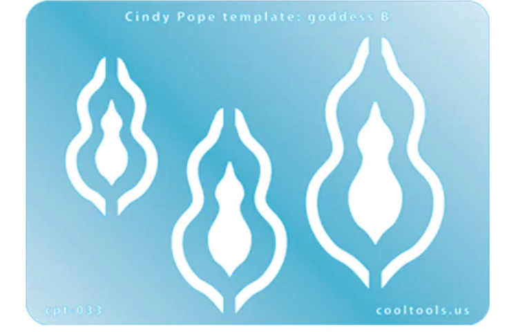 Cindy Pope Templates Goddess Collection, 3 pack of templates