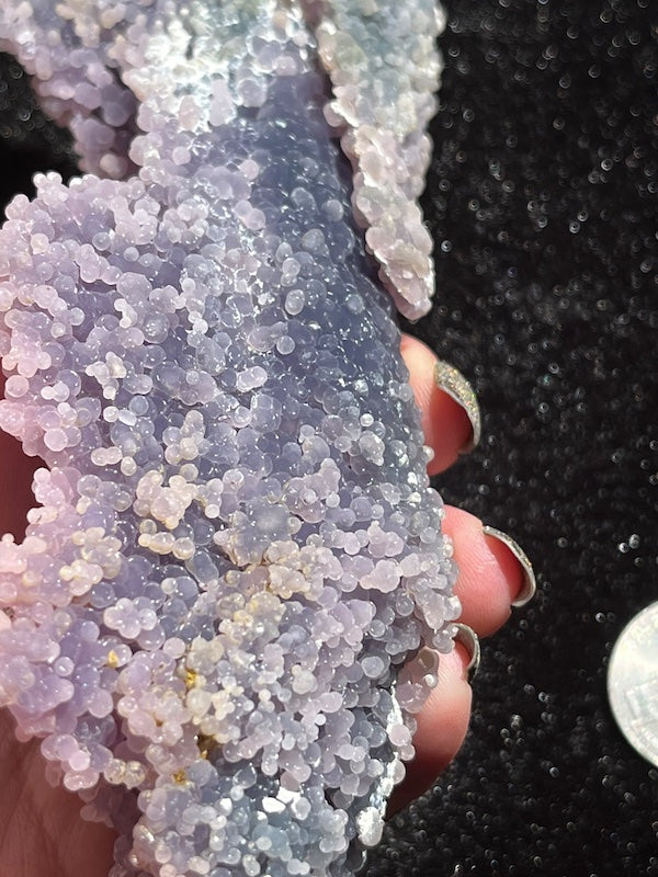 Another angle of grape agate cluster