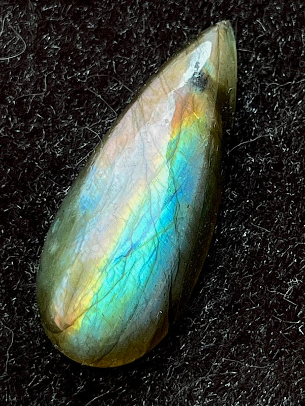 Labradorite Cabochons - Teardrops