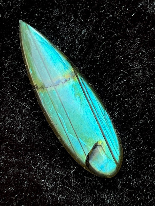 Labradorite Cabochons - Teardrops