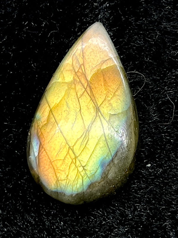 Labradorite Cabochons - Wide Teardrops