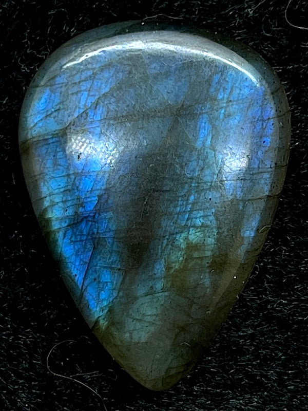 Labradorite Cabochons - Wide Teardrops