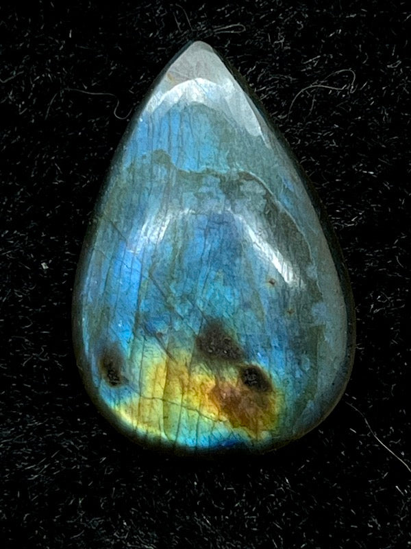 Labradorite Cabochons - Wide Teardrops