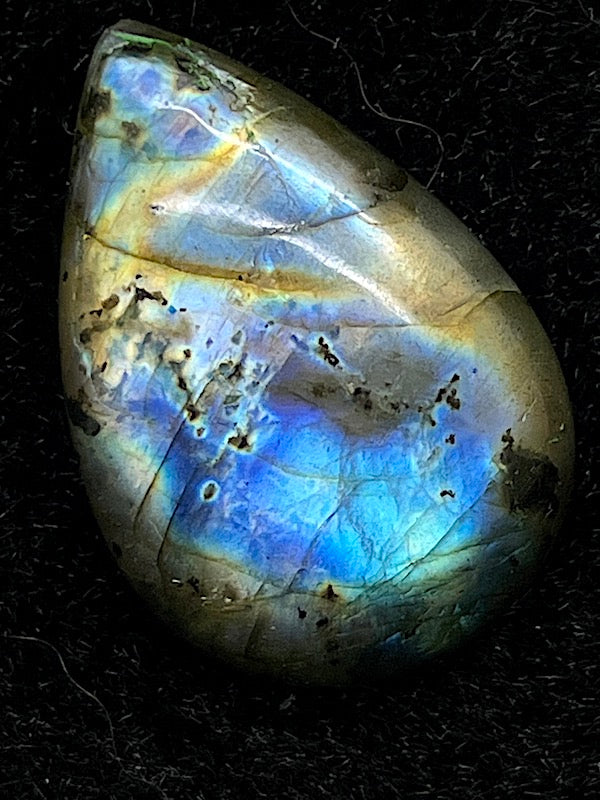 Labradorite Cabochons - Wide Teardrops