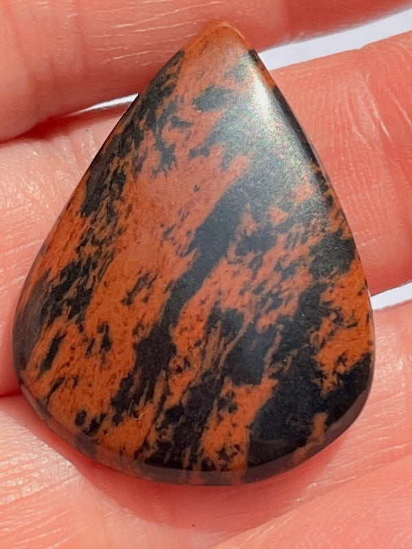 Mahogany Obsidian cabochons in a variety of sizes and shapes