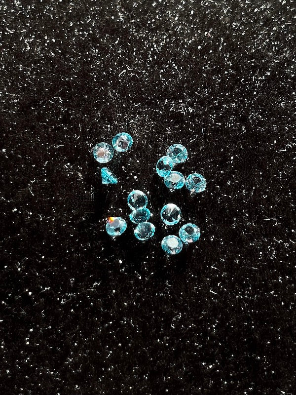 Nano Turquoise Blue Round - Various Sizes