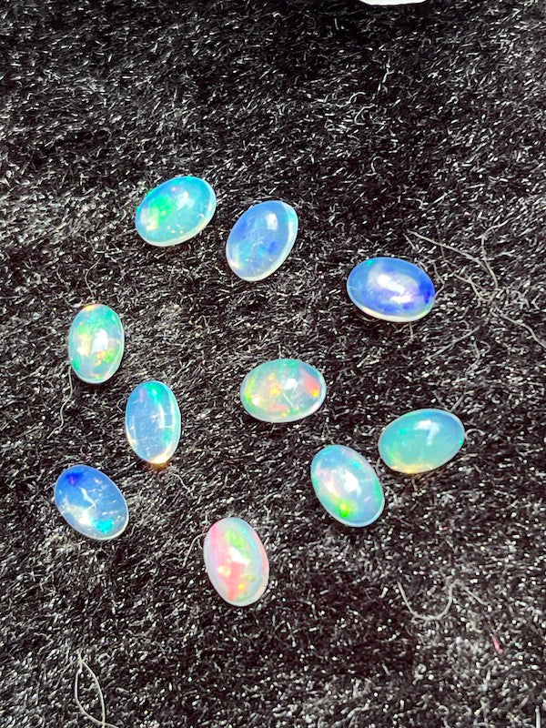 Opal Oval Cabochons 4x6mm Genuine Ethiopian