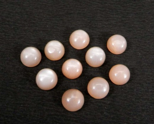 Moonstone Peach Cabochon Round