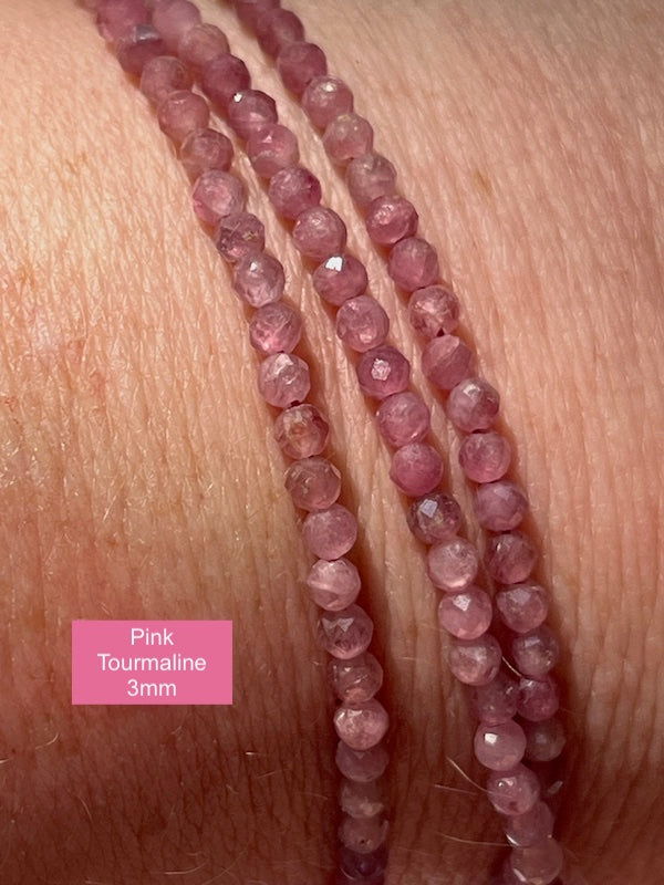 Pink clearance tourmaline bracelet