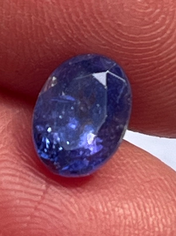 Dark blue sale tanzanite