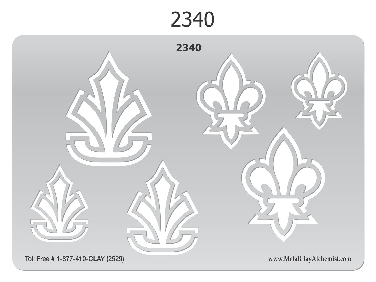 Template - Fleur de lis I