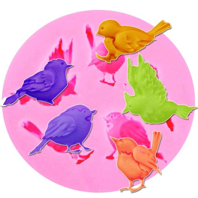 Mold - 5 Various 3D Birds