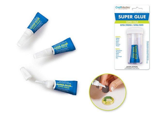 Craft Medley Super Glue (3pc)