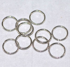 6mm 10 Piece Sterling Silver Jumplock Jump Ring Jewelry Making Supplies 