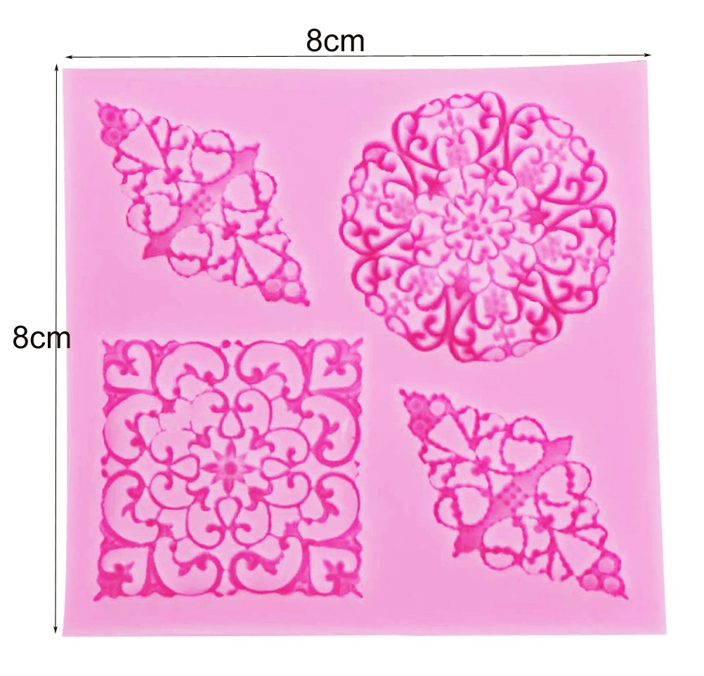 Mold - Flower Lace Relief Silicone Mold