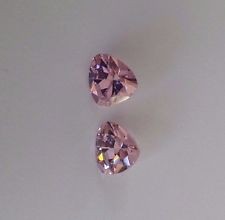 Cubic Zirconia Pink Trillion 5mm (5pc)