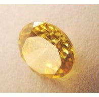 Cubic Zirconia Canary Yellow Round faceted stones - Various Sizes