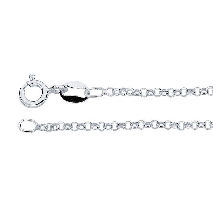 Sterling Silver Rolo Chain 1.65mm - Various Sizes