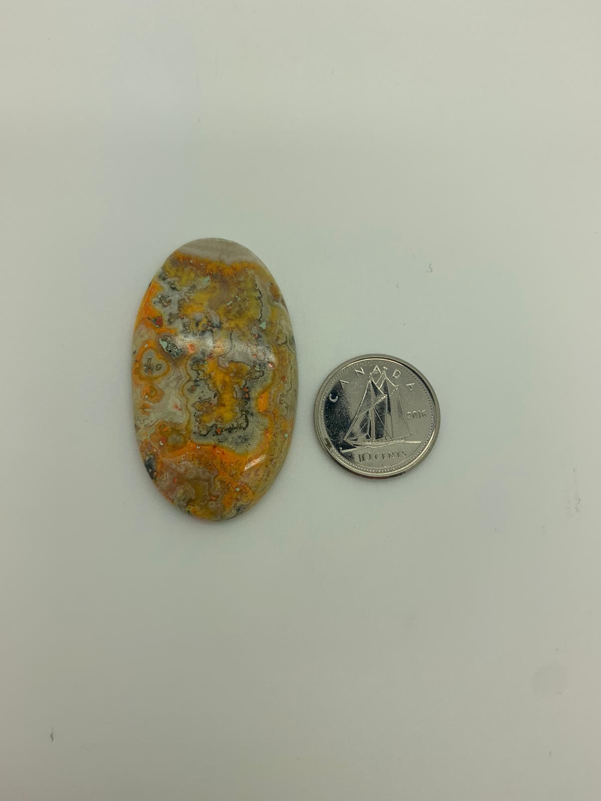 Bumblebee Jasper, Oval cabochon 37 x 20mm