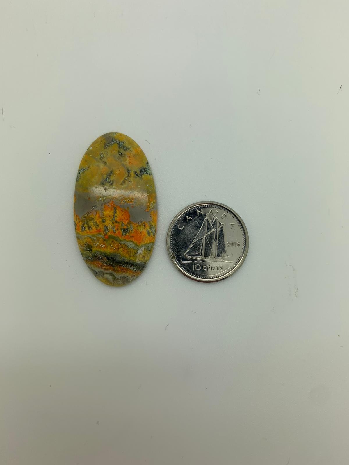 Bumblebee Jasper, Oval cabochon 30 x 15mm